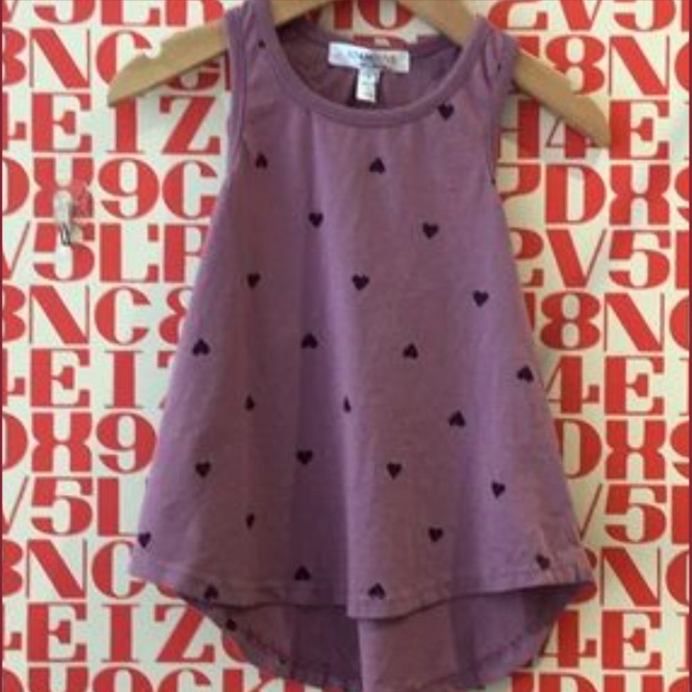 Joah Love Love Heart Tank, NEW WITH TAGS, Size 4T!
